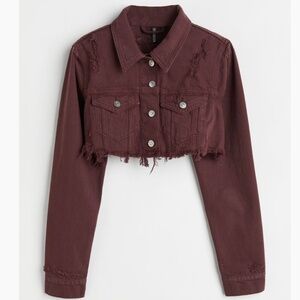 H&M Cropped Jean Jacket